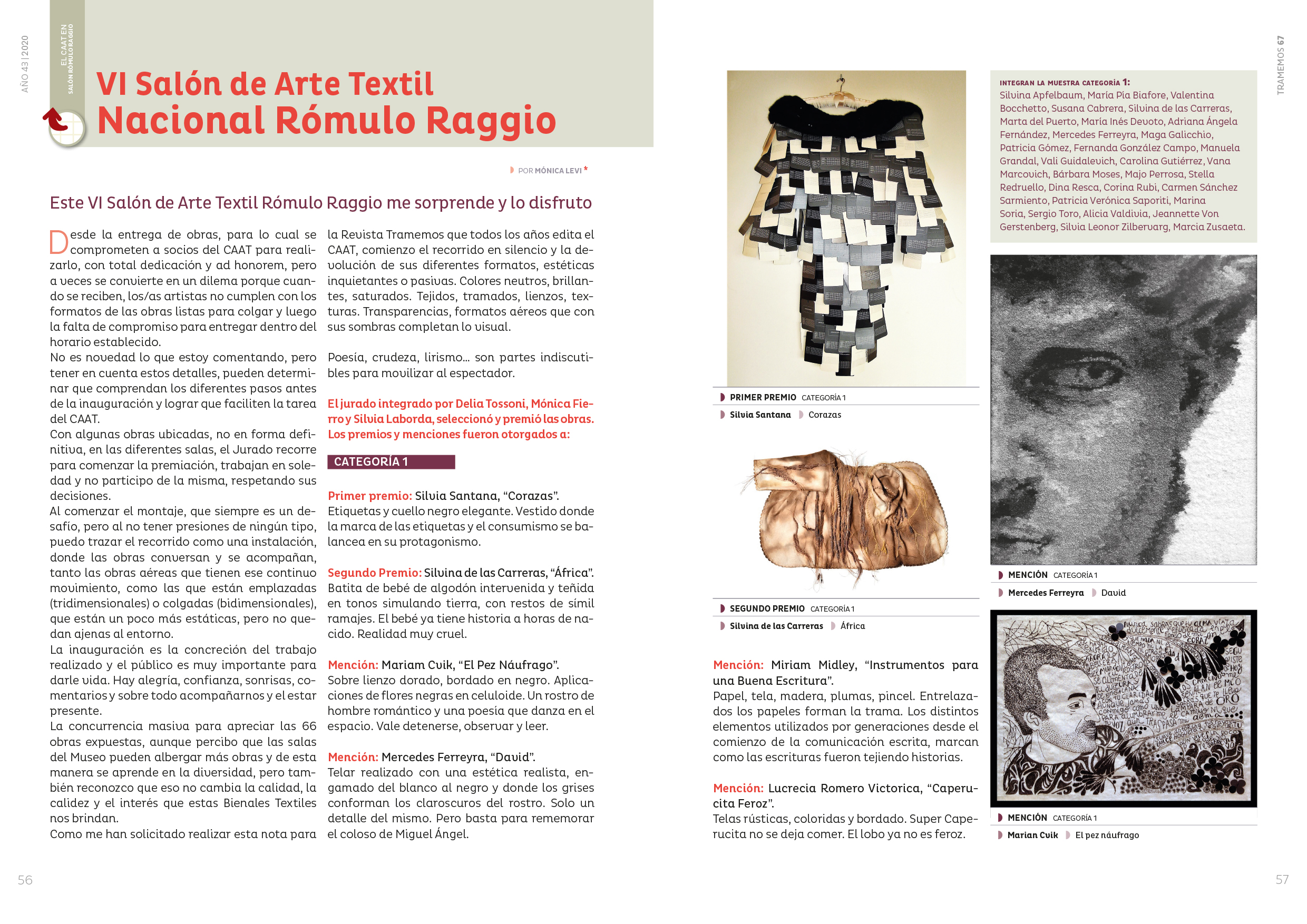 Revista Tramemos (Centro Argentino de Arte Textil)