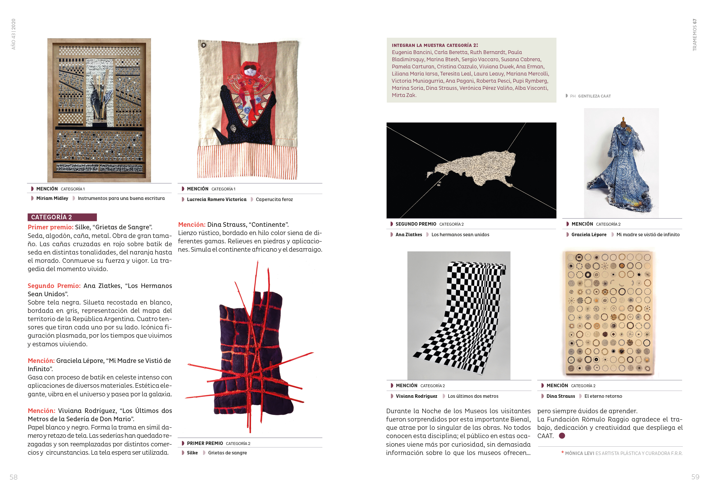 Revista Tramemos (Centro Argentino de Arte Textil)